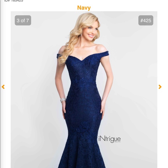 intrigue Dresses & Skirts - Stunning off the shoulder long dress NEW WITH TAGS